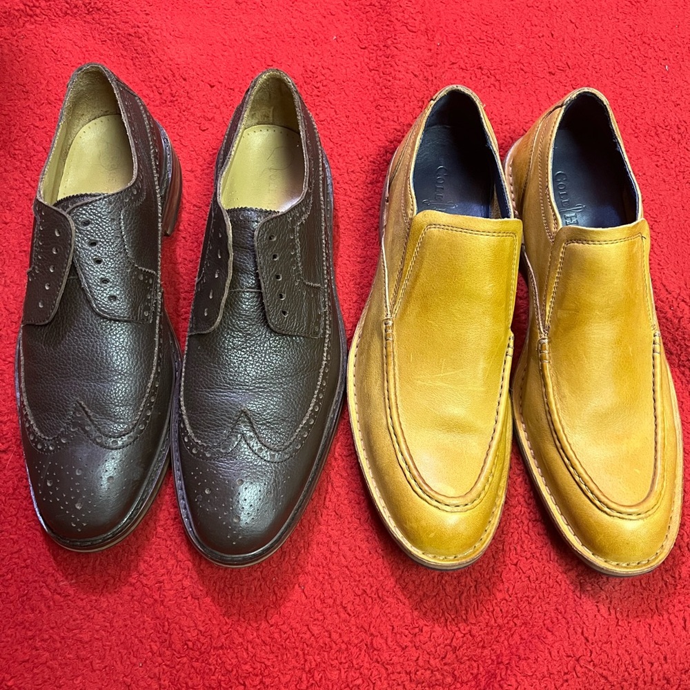 Cole Haan Brown and Tan Men's Leather Shoes Size 10.5 M